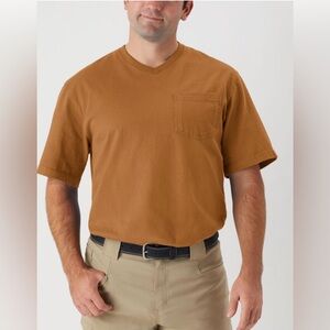 Duluth Men’s Longtail T Relaxed Fit Short Sleeve V Neck 2XL